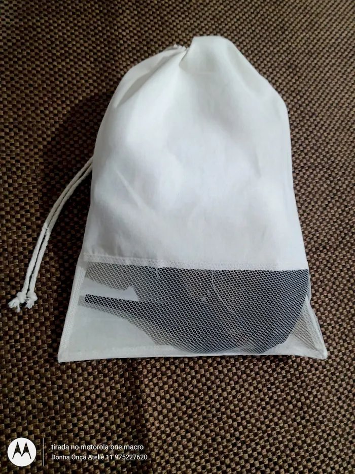 Produto em algodão cru Donna Onça Ateliê 14