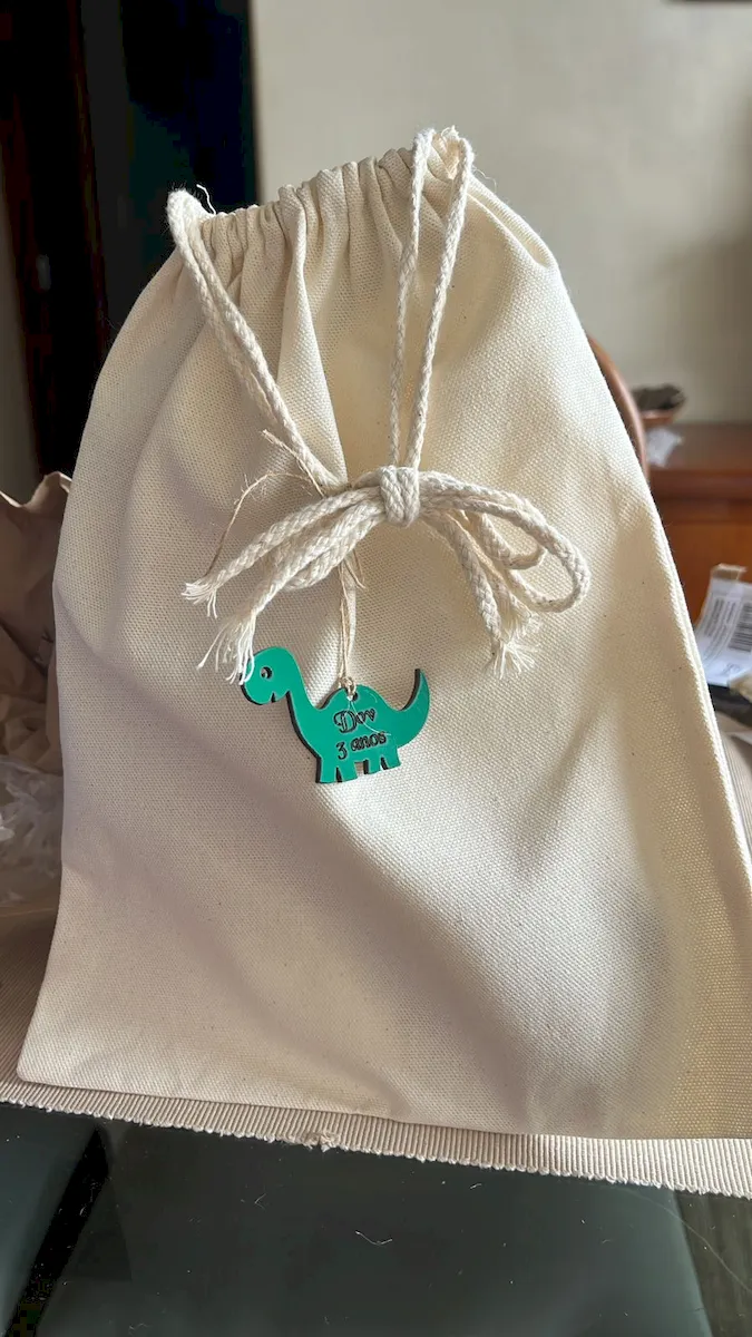 Produto em algodão cru Donna Onça Ateliê 18