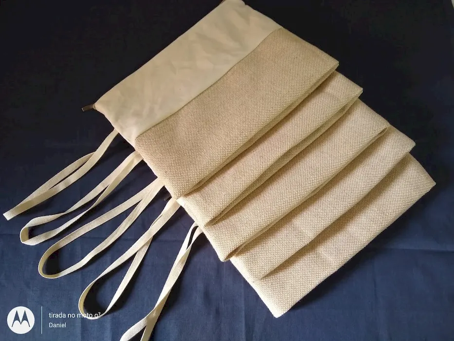 Produto em algodão cru Donna Onça Ateliê 37