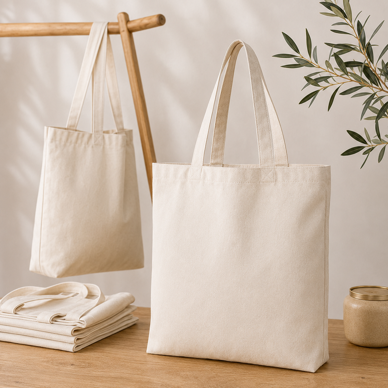 Ecobag personalizada em algodão cru